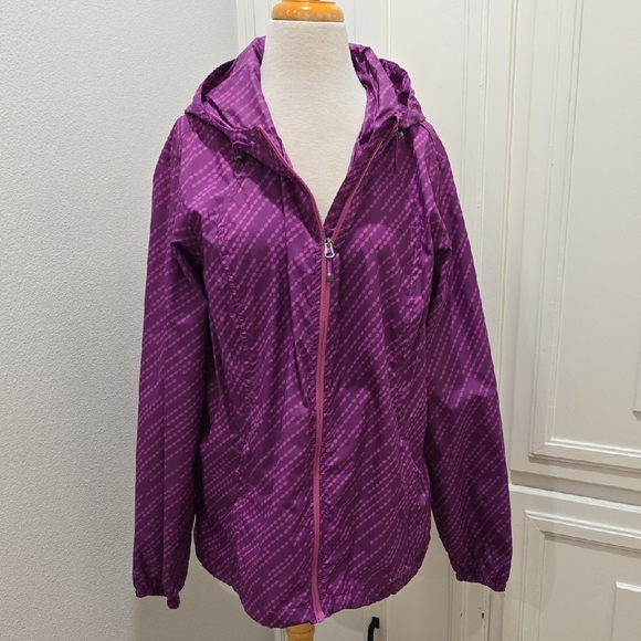 Women's Purple Hooded Jacket - Picture 1 of 8